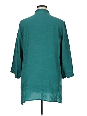 Citron 3/4 Sleeve Button-Down Shirt (view 2)