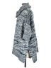 Sweet Romeo 100% Acrylic Gray Poncho Size M - photo 5