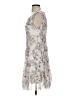 Connected Apparel Floral Gray Cocktail Dress Size 4 (petite) - photo 5