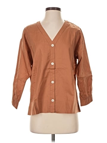Everlane 3/4 Sleeve Button-Down Shirt (view 1)