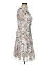 Connected Apparel Floral Gray Cocktail Dress Size 4 (petite) - photo 4