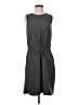 Renuar 100% Polyester Solid Gray Casual Dress Size S - photo 1