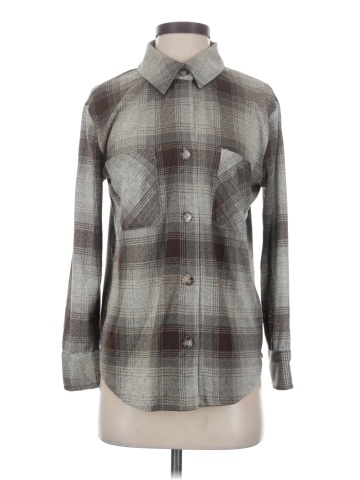 B.wear Long Sleeve Button-Down Shirt (view 1)