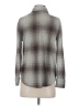 B.wear Plaid Gray Long Sleeve Button-Down Shirt Size XS - photo 2