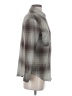B.wear Plaid Gray Long Sleeve Button-Down Shirt Size XS - photo 4