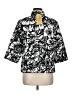 Croft & Barrow Print Black Jacket Size M - photo 2
