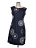 Boden Graphic Blue Casual Dress Size 10R - photo 1