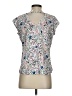 DR2 100% Polyester Ivory Short Sleeve Top Size S - photo 2