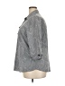 DressBarn Paisley Gray 3/4 Sleeve Button-Down Shirt Size 18 - photo 5
