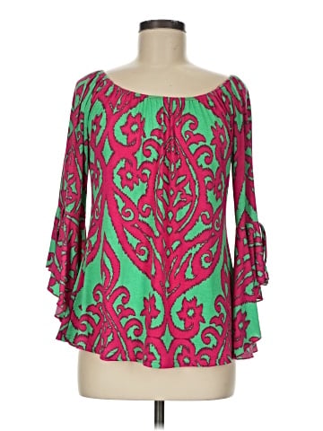 Southern Fried Chics 3/4 Sleeve Blouse (view 1)