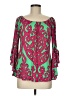 Southern Fried Chics Green 3/4 Sleeve Blouse Size M - photo 1