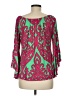Southern Fried Chics Green 3/4 Sleeve Blouse Size M - photo 2
