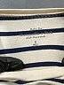 Essentials Stripes Ivory Short Sleeve Turtleneck Size S - photo 7