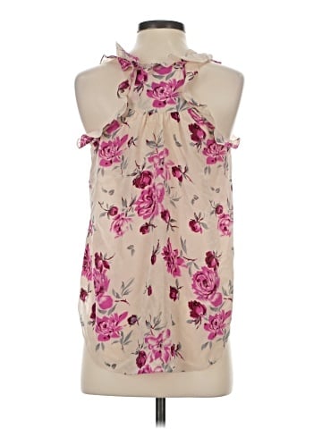 Rebecca Taylor Sleeveless Silk Top (view 2)