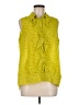 CAbi 100% Polyester Yellow Sleeveless Blouse Size M - photo 1