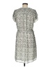 H&M 100% Polyester Animal Print Ivory Casual Dress Size M - photo 2