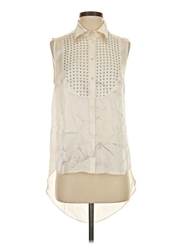 Elizabeth and James Sleeveless Silk Top (view 1)