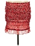 Luxxel 100% Polyester Red Casual Skirt Size L - photo 2