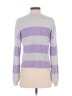 Steve Madden Stripes Purple Pullover Sweater Size S - photo 2