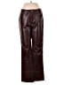 Gap 100% Polyester Burgundy Brown Casual Pants Size 4 - photo 1