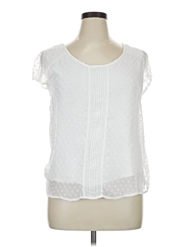 Lauren Conrad Short Sleeve Blouse (view 1)