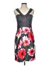Sine Floral Gray Cocktail Dress Size 10 - photo 1