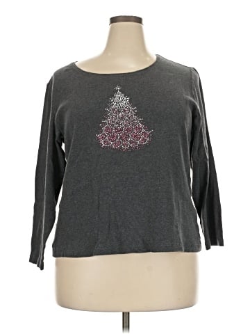 Karen Scott 3/4 Sleeve T-Shirt (view 1)