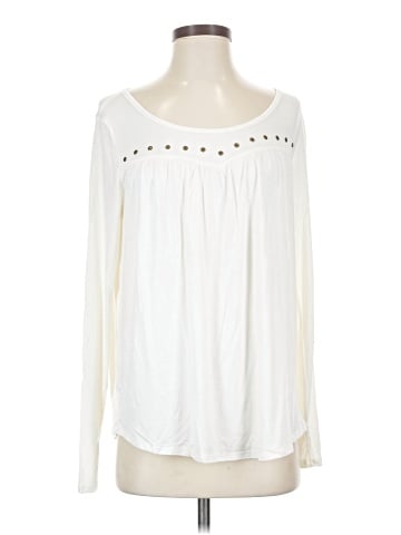 Color Thread Long Sleeve Blouse (view 1)