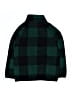 Wonder Nation 100% Polyester Plaid Green Coat Size 6 - 7 - photo 2