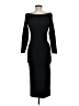 Gap Solid Black Cocktail Dress Size Med Petite - photo 2