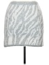Freshman 1996 Animal Print Gray Casual Skirt Size 16 - photo 2