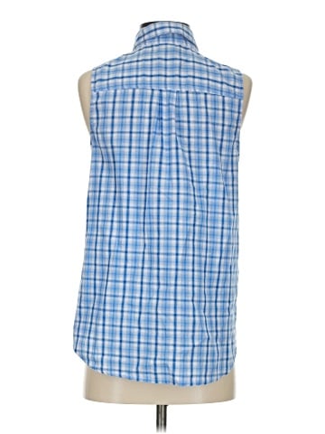 Faded Glory Sleeveless Button-Down Shirt (view 2)