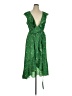 Max Studio Paisley Green Cocktail Dress Size XL - photo 1