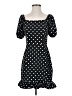 ABound Polka Dots Black Casual Dress Size S - photo 1