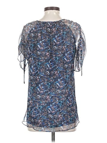 Sundance Short Sleeve Silk Top (view 2)