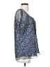 Sundance 100% Silk Blue Short Sleeve Silk Top Size S - photo 4