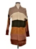 Allison Joy 100% Acrylic Color Block Brown Cardigan Size S - photo 1