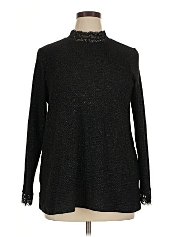 LOGO by Lori Goldstein Turtleneck Sweater (view 1)