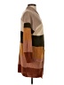 Allison Joy 100% Acrylic Color Block Brown Cardigan Size S - photo 4