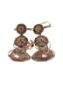 Rene Caovilla Gold Sandals Size EU 37 1/2 - photo 2
