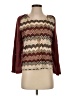 Alfred Dunner Chevron-herringbone Brown Pullover Sweater Size S (petite) - photo 1