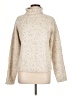 Hannah Tweed Ivory Turtleneck Sweater Size L - photo 1