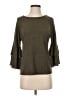 Moa Moa Brown 3/4 Sleeve Top Size S - photo 1