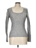 Hillard & Hanson Metallic Silver Pullover Sweater Size L - photo 1