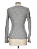 Hillard & Hanson Metallic Silver Pullover Sweater Size L - photo 2