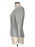 Hillard & Hanson Metallic Silver Pullover Sweater Size L - photo 5