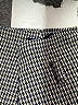 MNG Houndstooth Gray Casual Skirt Size M - photo 4