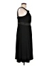 David's Bridal Solid Black Cocktail Dress Size 10 - photo 4