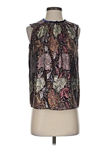 Rebecca Taylor Sleeveless Silk Top (view 1)