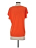 Ann Taylor 100% Polyester Orange Short Sleeve Blouse Size XS - photo 2